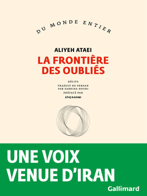 cover image of La frontière des oubliés